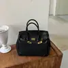Bolsa Birkin Patchwork de Camurça Vintage 2026, Bolsa de Mão com Acabamento Fosco Premium, Bolsa de Ombro e Transversal de Grande Capacidade para o Dia a Dia para Mulheres