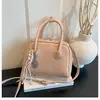Bolsa de mão casual e fashion, bolsa para o trabalho, bolsa almofada, nova bolsa de ombro de cor sólida da moda, estilo retrô versátil, bolsa feminina popular deste ano