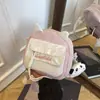 Bolso Cruzado Ligero de Color Contrastante Personalizado, Bolso Cuadrado Mini de Aspecto Elegante, Bolso de Hombro para Salidas Estudiantiles, Billetera para Monedas para Teléfono Móvil