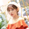 Clip de oreja de piedra elegante popular retro japonés y coreano sin perforar pendientes para mujer elegantes simples geométricos redondos clip de oreja al por mayor