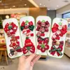 2026 Nuevos Accesorios para el Cabello de Navidad para Niños Papá Noel Árbol de Navidad Reno Pinzas para el Cabello Pinzas Laterales para Festival Juego de Cinco Piezas
