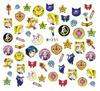 Desenho Animado Nova Marca d'Água Adesivos Nail Art E-commerce Transfronteiriço Nail Art Marca d'Água Desenho Animado Menina Bonita Fofos Adesivos Nail Art