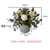 Flor artificial de bonsai de camomila rosa bolha, decoração de flores de plástico por atacado