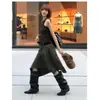 Botines de Tobillo con Diseño de Nicho Retro Estilo Coreano para Mujer Otoño Invierno Nuevo Estilo de Celebridad de Internet Tacón Alto Punta Fina Tacón de Aguja Botas de Media Caña