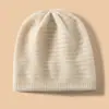 Gorro de Cachemira para Mujer Otoño e Invierno, Bloques de Color, Cálido Estilo Nuevo, Gorro de Punto, Gorro de Punto Casual a la Moda