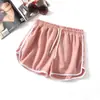 Shorts Esportivos Finos de Verão Feminino, Cintura Alta Linha A Soltos de Perna Larga Casuais para Uso ao Ar Livre