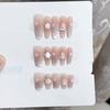 Naizi Armadura de Uñas Portátil Fototerapia Pura Hecha a Mano Congelada al por Mayor Parche de Arte de Uñas Reutilizable Removible