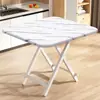 Mesa Plegable Mesa de Comedor Hogar Apartamento Pequeño Mesa de Comedor Simple Exterior Portátil Puesto Mesa de Estudio Multifunción