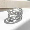 Collar con Clip de Papel de Doble Capa de Circonita Estilo Fresco de Lujo Ligero para Mujer, Diseño de Nicho, Cadena Elegante para Clavícula que No se Desvanece
