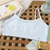 Ropa interior para niñas Chaleco Etapa de desarrollo 1 Niños de primaria Estudiantes de secundaria Sujetador fino de verano para niñas