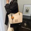 Moda Primavera 2026 Bolso Tote Estampado de Gran Capacidad Versátil para el Trabajo Diario Bolso de Hombro para Debajo del Brazo de Gran Capacidad para Mujeres