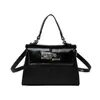Bolsa Pequeña de Ropa de Trabajo Casual para Mujer 2026 Nuevo Estilo Bolso de Hombro Cruzado Texturizado de Moda Estilo Primavera y Verano Bolso de Mano Kelly