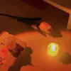 Decoración romántica, mini luz de noche de vela simulada parpadeante, regalo de cumpleaños creativo electrónico LED