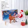Nova Figura de Papai Noel Elétrica Transfronteiriça Boneca de Natal Presente com Postura em Pé Móvel para Exibição em Vitrine