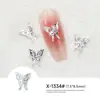 Acessórios de Nail Art Borboleta Mistos Estilo Novo Celebridade da Internet Inspirado no Ins, Formas Tridimensionais Grandes e Pequenas, Acessórios de Decoração de Unhas DIY