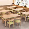 Juego de Mesa y Sillas para Comedor en Renta, Tienda de Desayunos Rápidos y Snacks, Uso Comercial de Té de Leche, Juego de Mesa de Moda