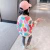 Otoño e Invierno 2026 Nuevo Sudadera Versátil Infantil con Estampado de Caricatura Cara Sonriente Moda Influencer de Tiktok Casual Versátil