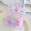 Gomas para el Cabello Infantiles de Flores Pequeñas de Colores Caramelo, Alta Elasticidad, Duraderas, No Dañan el Cabello, Lindas Bandas para el Cabello de Bebé, Accesorios para el Cabello al por Mayor