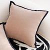 Funda de Almohada de Terciopelo Bordado de Lujo Ligero de Alta Gama Estilo Antiguo Retro Sala de Estar Sofá Almohada Cojín Estilo Chino