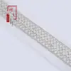 7cm/8cm Malla Bordada a Máquina Abalorios Pedrería Perlas de Arroz Perla Tubular Encaje Accesorios de Ropa DIY Accesorios de Boda