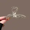 Hermoso y de Alta Gama Pinza Mariposa Ojo de Gato, Pinza Tiburón de Lujo Ligero, Pinza para el Pelo de Aleación de Alto Valor para la Parte Trasera de la Cabeza, Accesorios para el Cabello