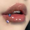 Acero inoxidable Europeo y Americano tabique nasal anillo nasal gradiente dientes internos mágicos aurora en forma de C anillo labial aretes joyería para perforación del cuerpo humano