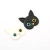 Accesorios de resina de gato con pupilas diferentes tridimensionales 3D hechos a mano pegamento de crema diy pegamento carcasa de teléfono móvil pasador de pelo accesorios para el cabello imanes para refrigerador