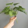Simulación de plantas verdes hoja de tortuga bambú tortuga al por mayor en el extranjero Nórdico hogar Sala Modelo Hotel decoración pared de plantas plantas