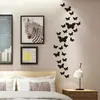 Pegatina de Pared Espejo Acrílico Mariposa de Fábrica Decoración Creativa de Dibujos Animados para Habitación Infantil, Escuela, Sala de Estar, Fondo de TV