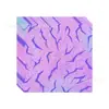 Grupo de Cazadoras Transfronterizas Niñas Morado Set de Vajilla para Fiesta de Cumpleaños Infantil Decoración de Mesa con Papel de Seda Láser