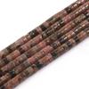 Cast Ming comércio 2*4mm Pedra Natural ábaco contas jóias homens e mulheres pulseira colar de cristal acessórios DIY jóias