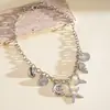 Collar de Concha de Estrella Estilo Vacacional Europeo y Americano, Collar para Clavícula Personalizado Estilo Metal Transfronterizo, Joyería de Gama Alta de Nicho