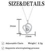 Knn-1078 Collar de Alta Gama con Forma de Corazón para Mujer, Joyería Transfronteriza con Diseño Único, Cadena para Clavícula de Corazón de Amor