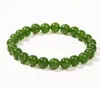 Pulseras de Jade y Ágata de Venta Caliente Transfronterizas para Hombres y Mujeres, Serie Verde Fresco, Piedra Ojo de Gato, Pulseras de Piedra Natural, Venta al por Mayor de Fábrica