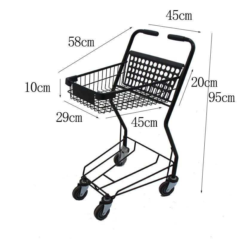 塑料板提篮车1尺寸图