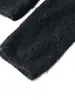 Suéter de Cachemir Puro con Lentejuelas de Cielo Estrellado para Mujer, Nuevo Estilo Otoño/Invierno, Cuello Redondo, Borde Cepillado, Jersey de Punto, Color Sólido