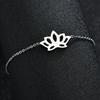 Pulseira de Aço Inoxidável Simples da Moda para Mulheres, Venda Quente Transfronteiriça, Pulseira de Design de Luxo Leve e de Nicho, Joia de Corrente O