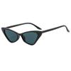 Óculos de hip-hop europeus e americanos Óculos de sol personalizados Candy Color Triangle Cat's Eye Óculos de sol Fashion Trendy Shot Shaped Comércio exterior transfronteiriço