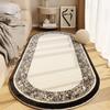 Manta Retro Francesa para Mesita de Noche Dormitorio Suave Alfombra de Imitación Cachemir Manta para Mesita de Noche Sala de Estar Antideslizante Fácil de Cuidar Alfombrilla de Piso