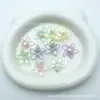 Color Mágico Galvanizado Pétalos de Flor Bauhinia DIY Hechos a Mano con Cuentas Pétalos de Flor de Cinco Hojas de Colores Accesorios de Cuentas Acrílicas