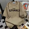 Camiseta Holgada de Manga Corta con Estampado de Letras Estilo Verano 2025 Hong Kong para Hombres y Mujeres, Tops Retro Versátiles de Moda para Estudiantes
