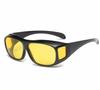 Nuevo conjunto de gafas de TV para hombres, gafas de visión nocturna, gafas de montar a prueba de polvo, gafas de sol de conducción multifuncionales antideslumbrantes a prueba de viento