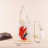 Bolsa Tote de Lona Impressa Personalizada Bolsa de Compras Artística para Estudante Bolsa de Lona para Promoção Publicitária Corporativa Personalização