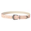 Cinturón Vintage Repujado Estilo Europeo y Americano Hebilla de Flor Decorativo para Jeans Cinturón de Mujer Patrón Repujado PU Cinturón para Niñas