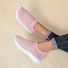 Zapatos Europeos y Americanos Transfronterizos con Pedrería Suela Amazon Tejido Fly-Knit Transpirable Md Ligeros Talla Grande Zapatos Deportivos Transfronterizos para Mujer Venta al por Mayor Talla Grande