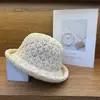 Venta al por mayor 25 Sombreros de Paja Tejida Hueca de Verano para Mujer Estilo Japonés, Sombreros de Pescador con Protección Solar para Cubrir el Rostro, Sombreros de Cubo con Visera Estilo Coreano