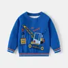 Ropa Especial para Niños Talla Rota Suéter Pulóver de Algodón Doble Capa para Niños y Niñas Nuevo Suéter Fino Jacquard de Diamante para Bebé