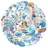 50 lindas pegatinas de graffiti con temática playera, pegatinas creativas de papelería, pegatinas decorativas impermeables para botellas de agua y equipaje