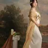 Nuevo vestido de maternidad strapless estilo vintage francés para sesiones de fotos en estudio, atuendo artístico para mamás embarazadas