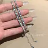 Venta al por mayor del fabricante Pulsera de Jade Azul Natural Xiaohongshu con Incrustaciones de Plata S925, Nuevo Diseño de Alto Gama Estilo Chino